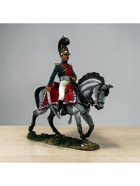 Del Prado Bavarian Chevau-legers Officer 1812 Napoleonic Wars Collectible 1990s
